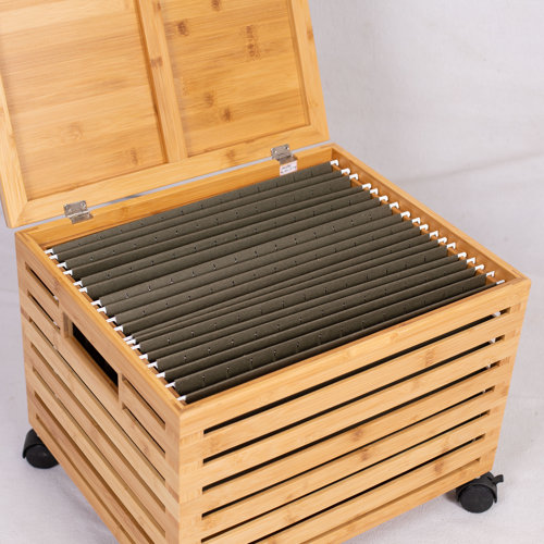 BirdRock Home Bamboo File Box Wayfair
